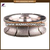 Electroplated Diamond grinding profile wheel for glass , marble , ceramic tile , porcelain