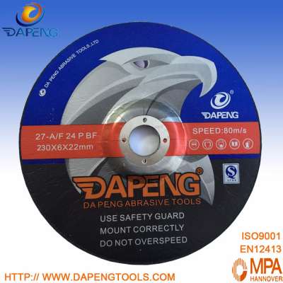 230*6*22mm aluminum oxide grinding wheel used in various fields